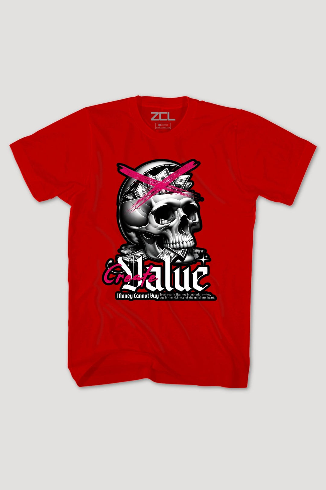 Create Value Tee (Multi Color Logo) - Zamage