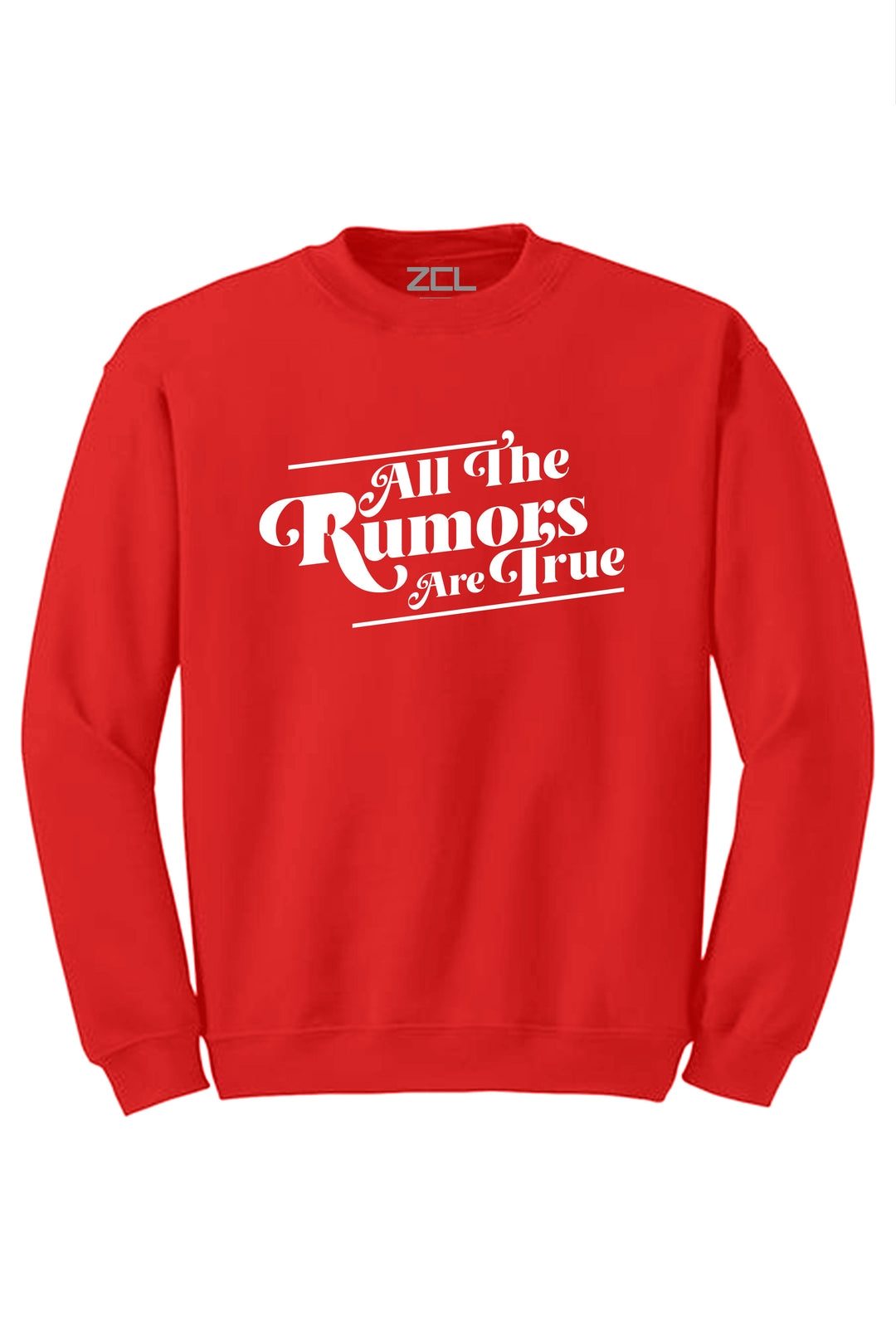 Rumors Crewneck Sweatshirt (White Logo) - Zamage