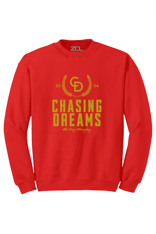 Chasing Dreams Crewneck Sweatshirt (Gold Logo) - Zamage