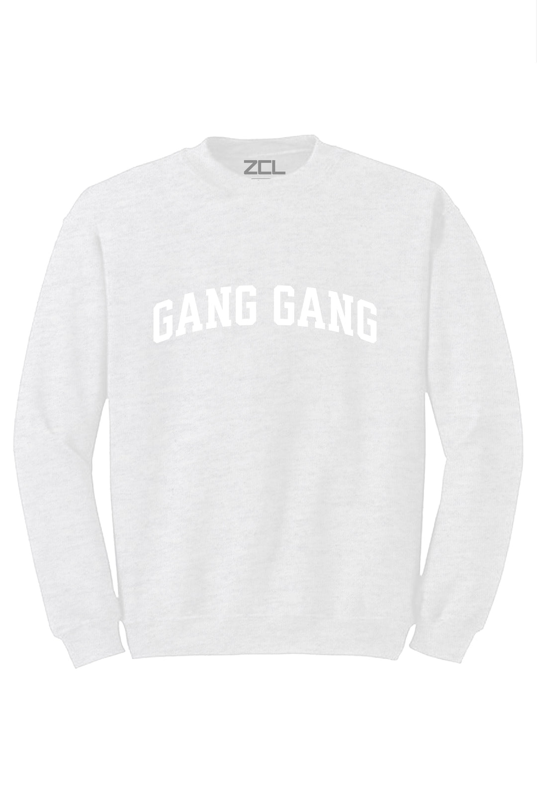 Gang Gang Crewneck Sweatshirt (White Logo) - Zamage