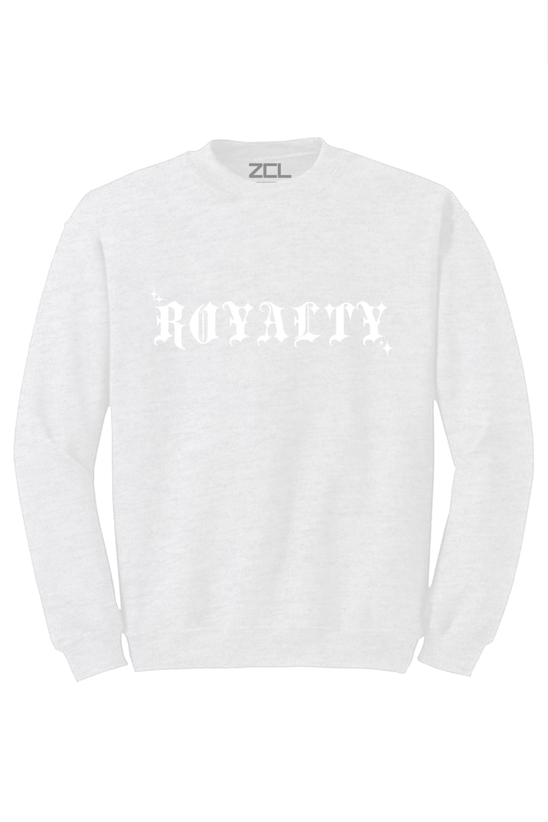 Royalty Crewneck Sweatshirt (White Logo) - Zamage