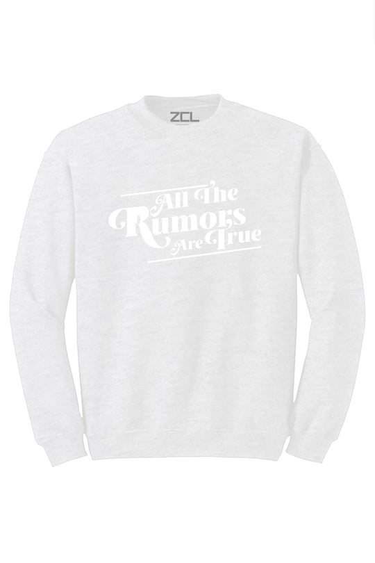 Rumors Crewneck Sweatshirt (White Logo) - Zamage
