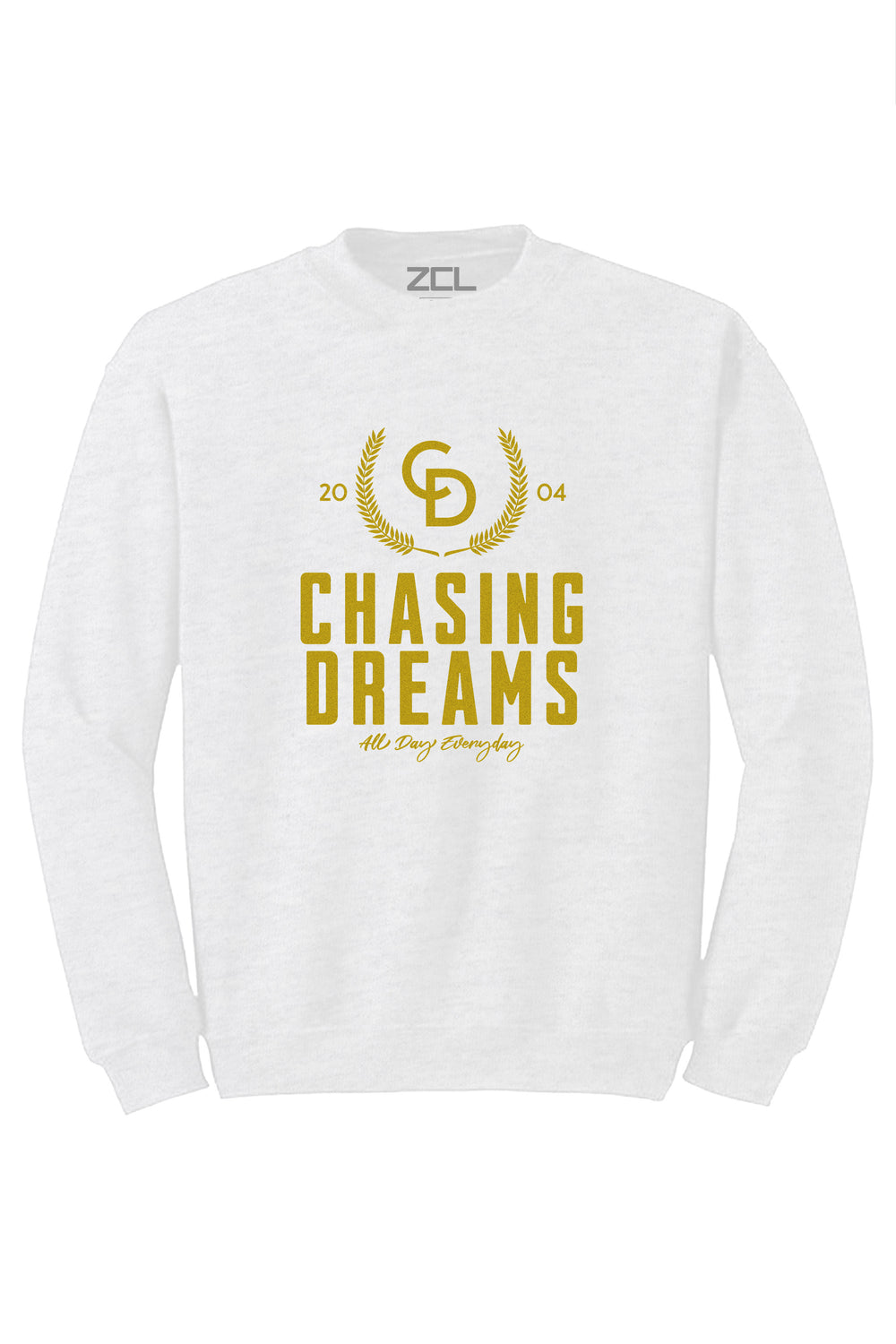 Chasing Dreams Crewneck Sweatshirt (Gold Logo) - Zamage