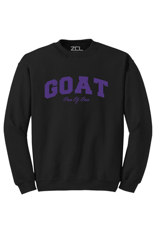 Goat Crewneck Sweatshirt (Purple Logo) - Zamage