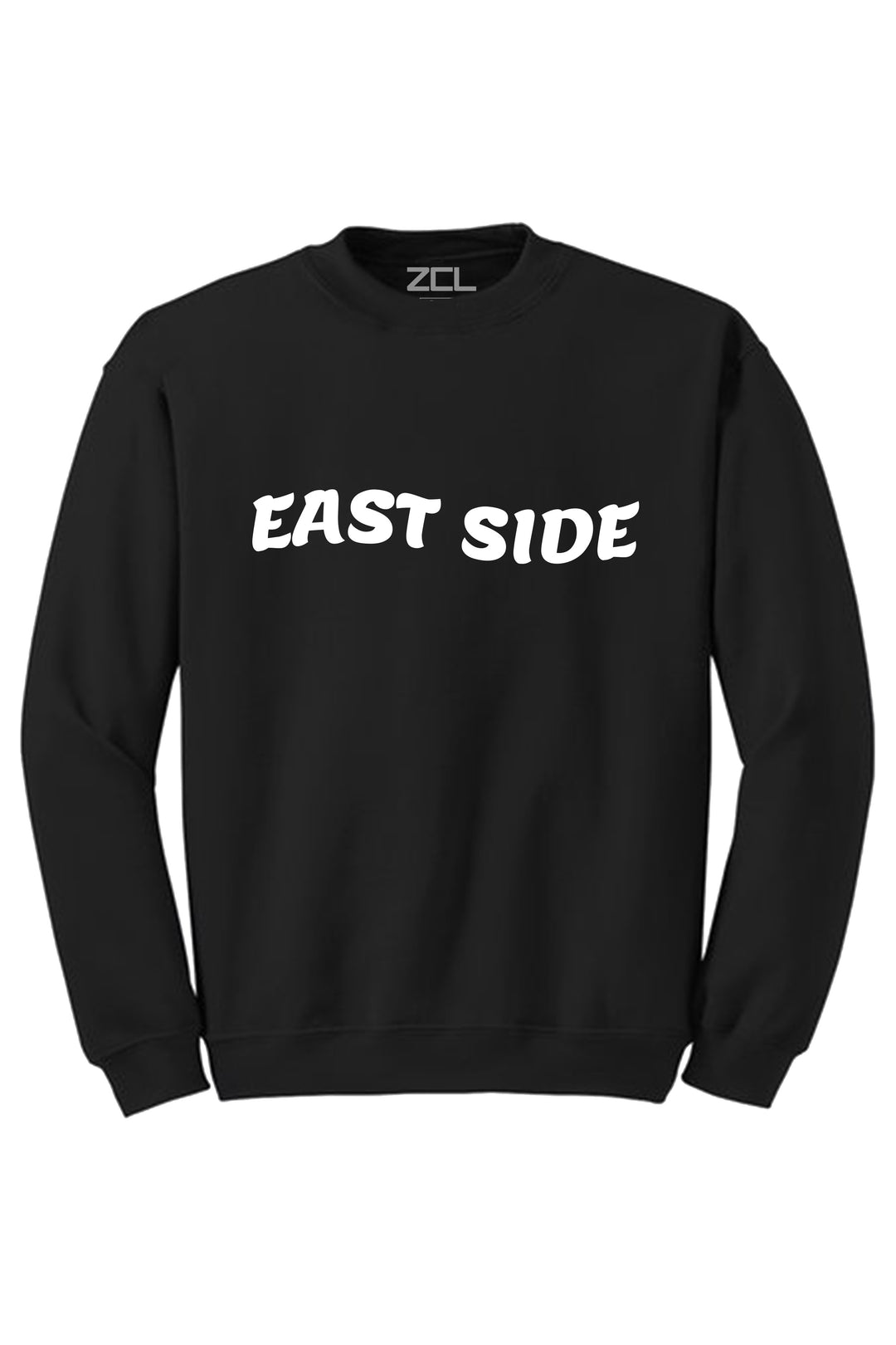 East Side Crewneck Sweatshirt (White Logo) - Zamage