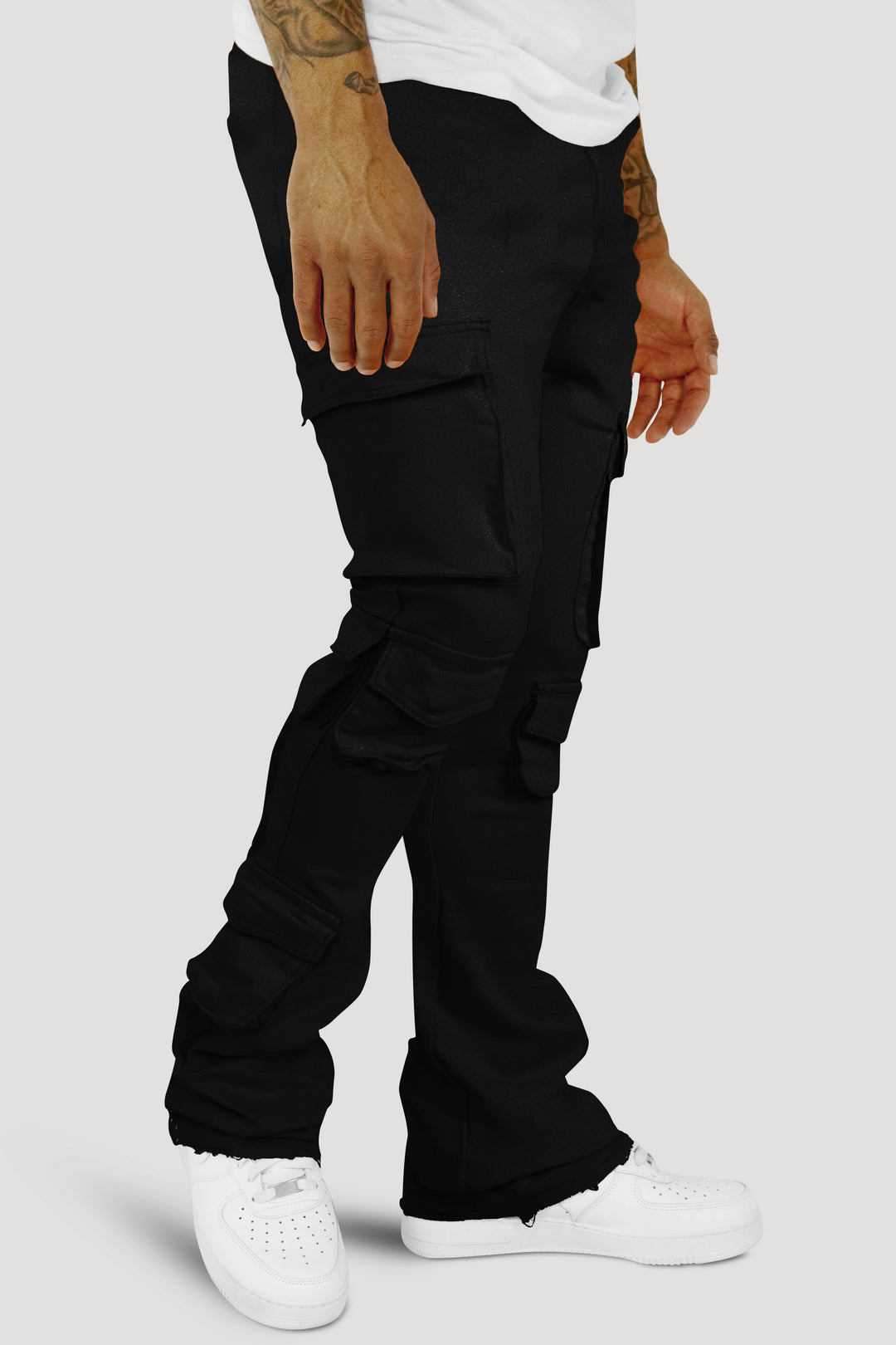 Vortex Cargo Stash Pocket Denim (Black)
