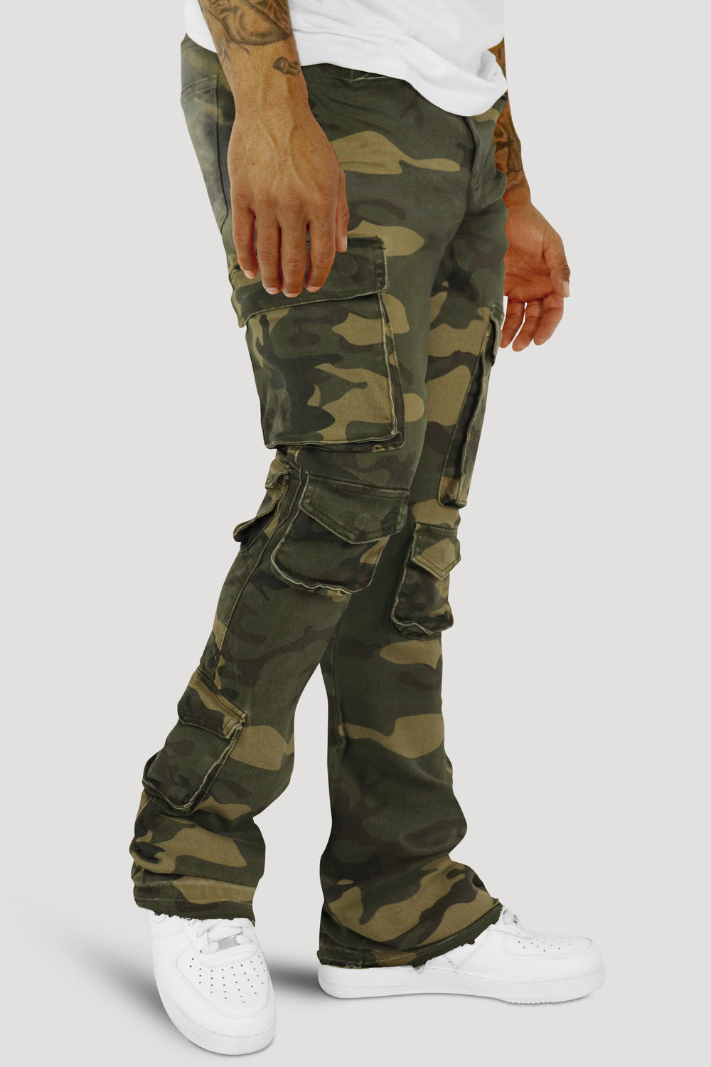 Vortex Cargo Stacked Denim (Camo)