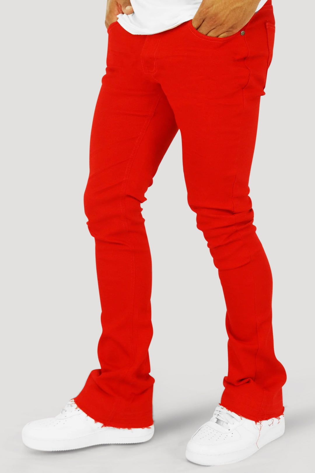 Vortex Stacked Denim (Red)