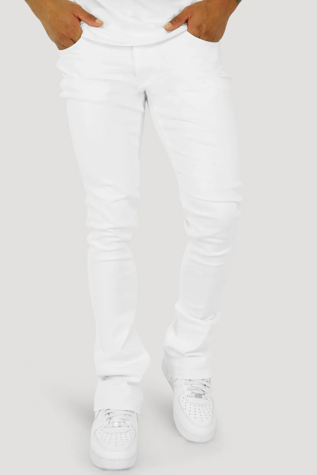 Vortex Stash Pocket Stacked Denim (White)