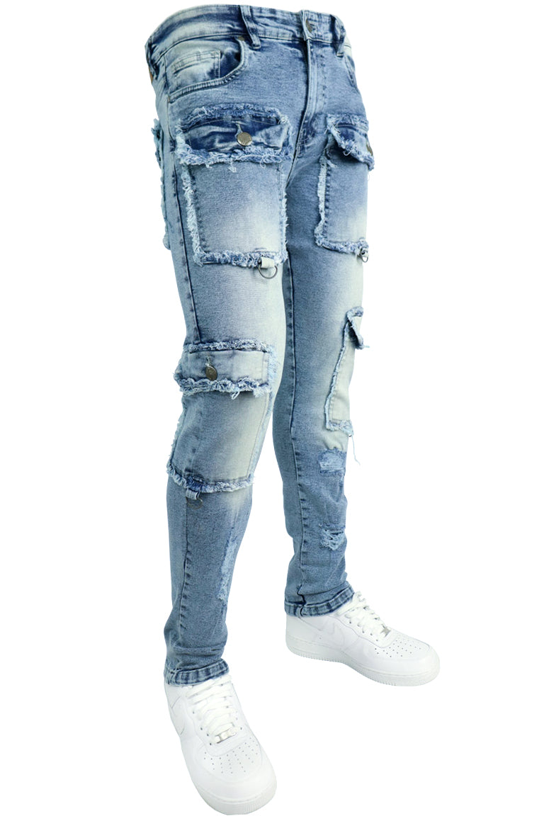 Skyline Cargo Denim (Blue)