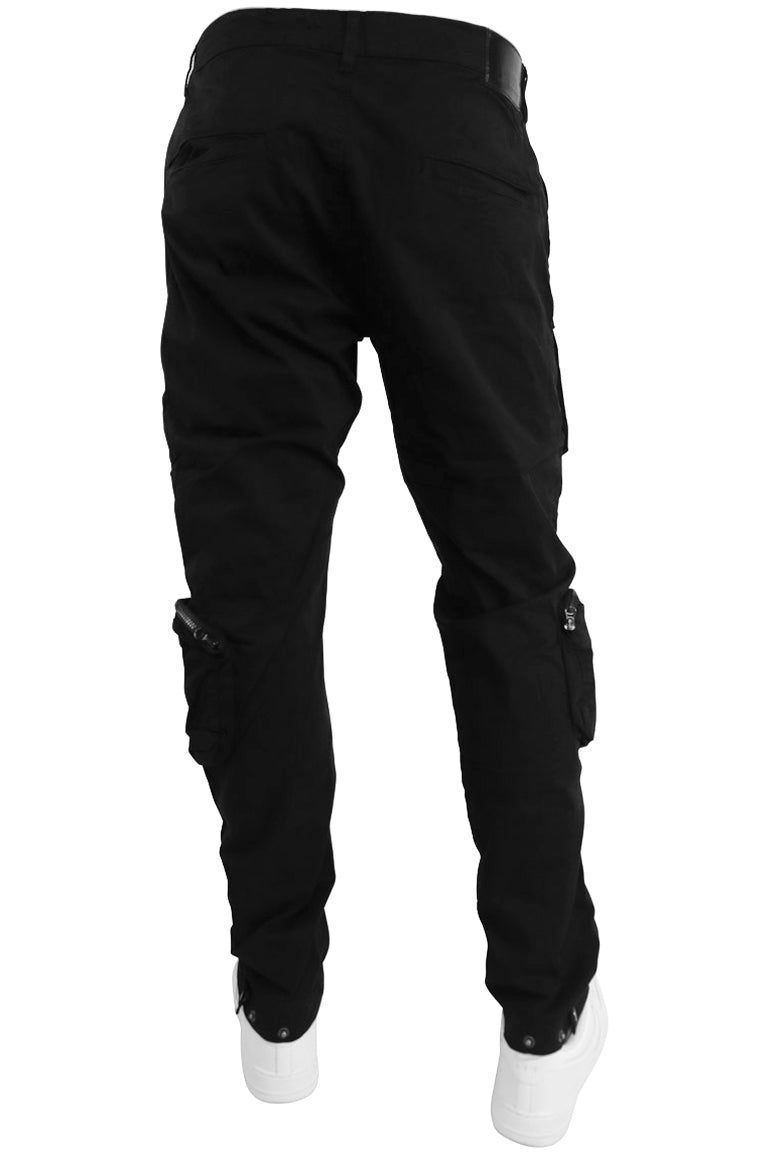 Black Out Cargo Denim (zwart)