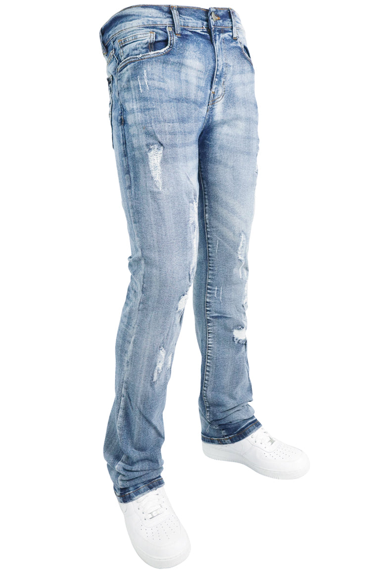 Timeless Stacked Denim (Aged Wash)