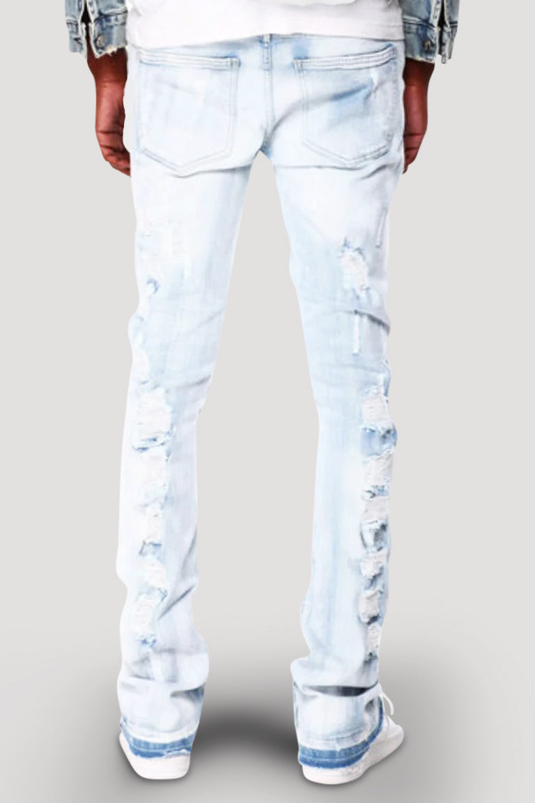 Lightwave Distress Stacked Denim (ijswassing)