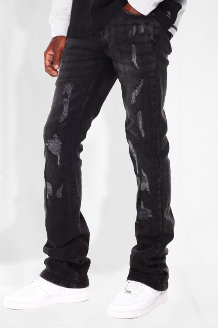 Timeless Stacked Denim (Black)