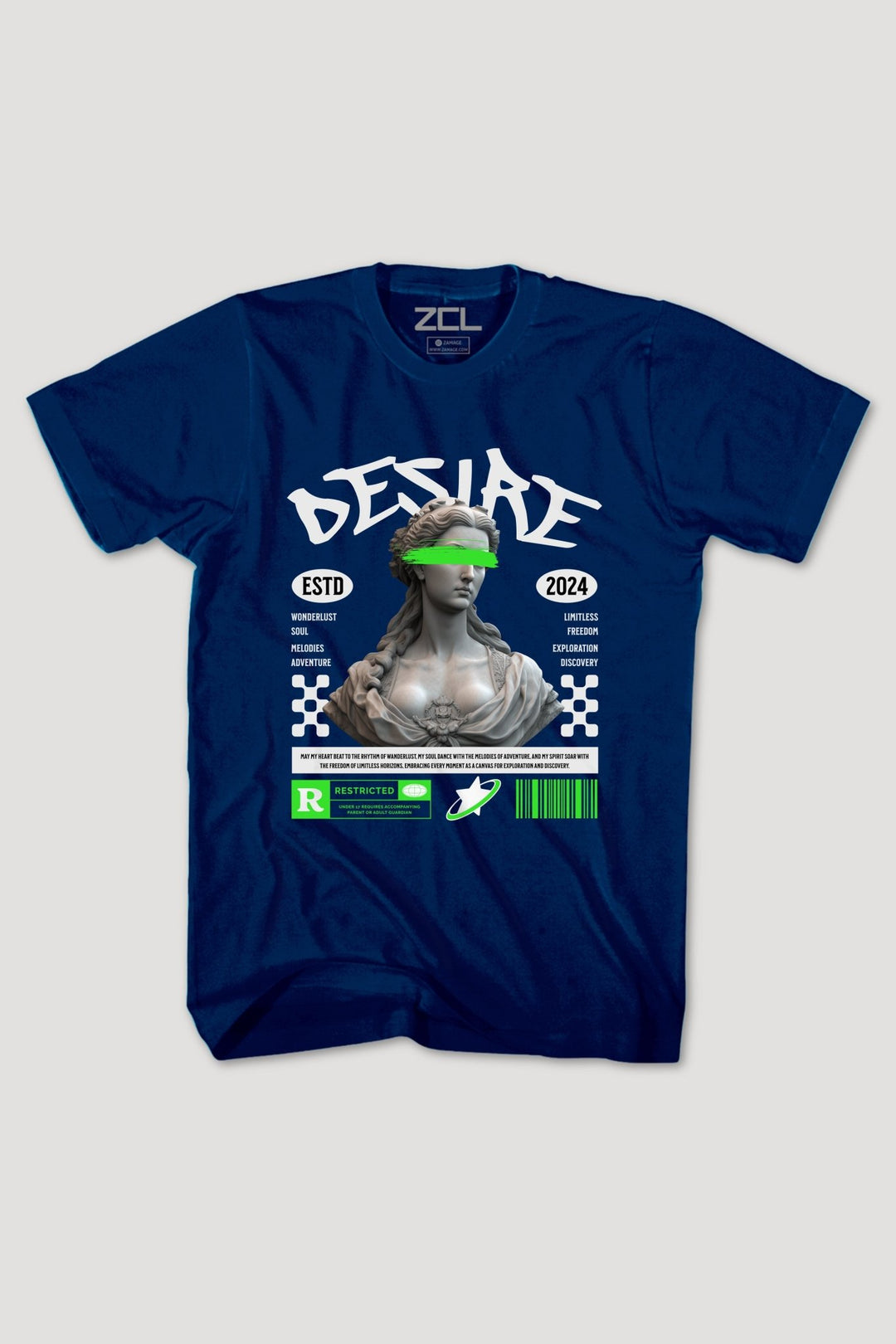 Desire Tee (Multi Color Logo) - Zamage