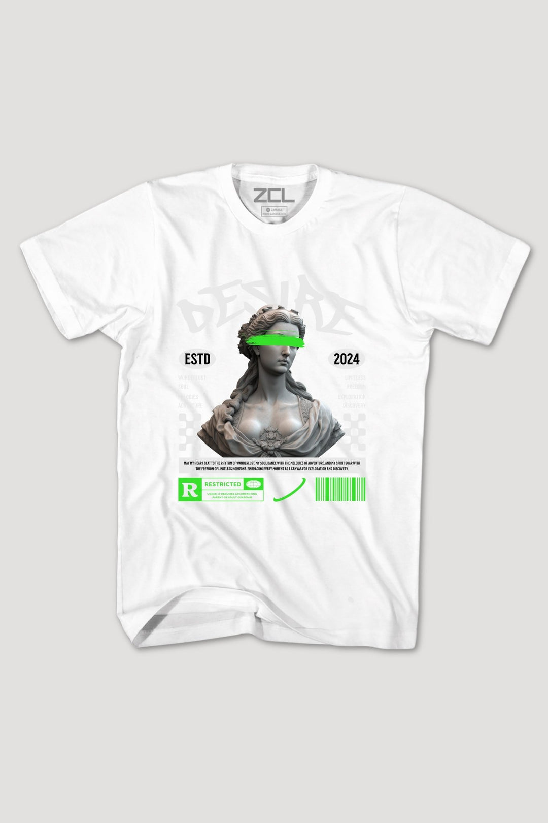 Desire Tee (Multi Color Logo) - Zamage