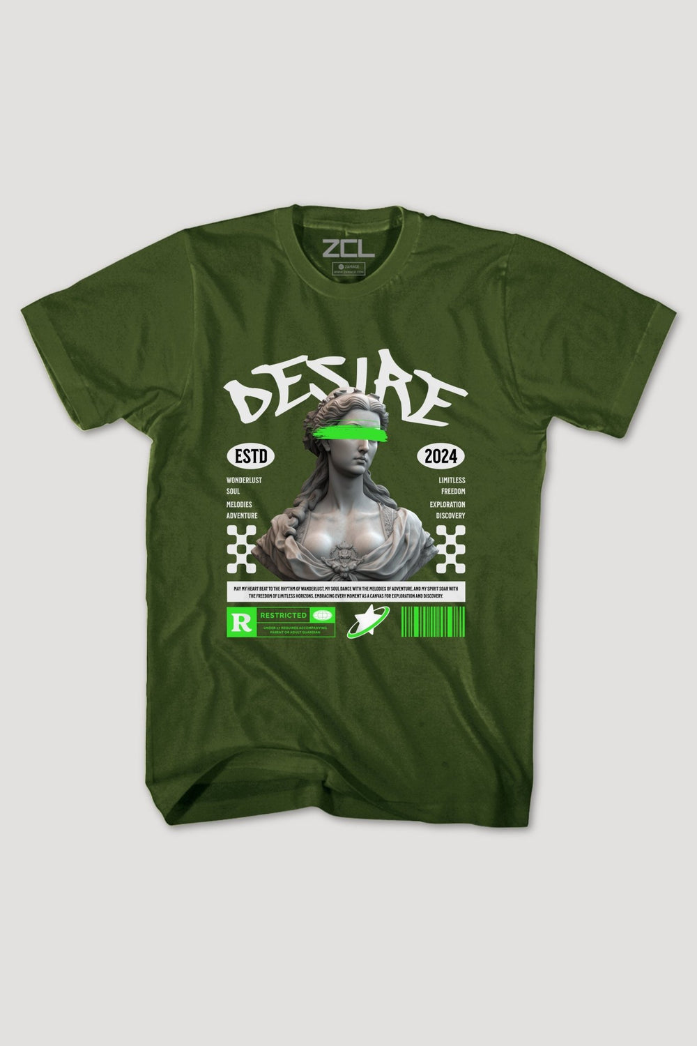Desire Tee (Multi Color Logo) - Zamage