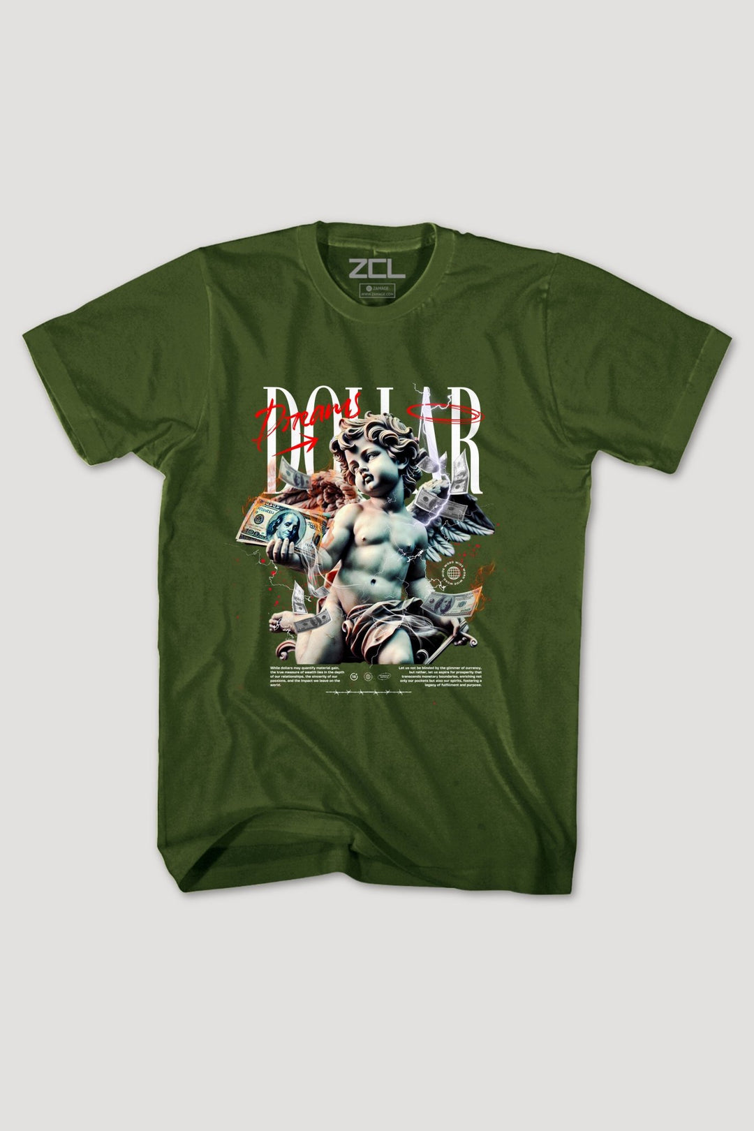 Dollar Dreams Tee (Multi Color Logo) - Zamage