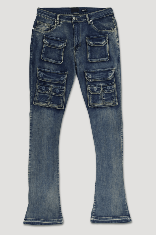 Dropcut Stacked Denim (Blue Wash) (M8525D) - Zamage