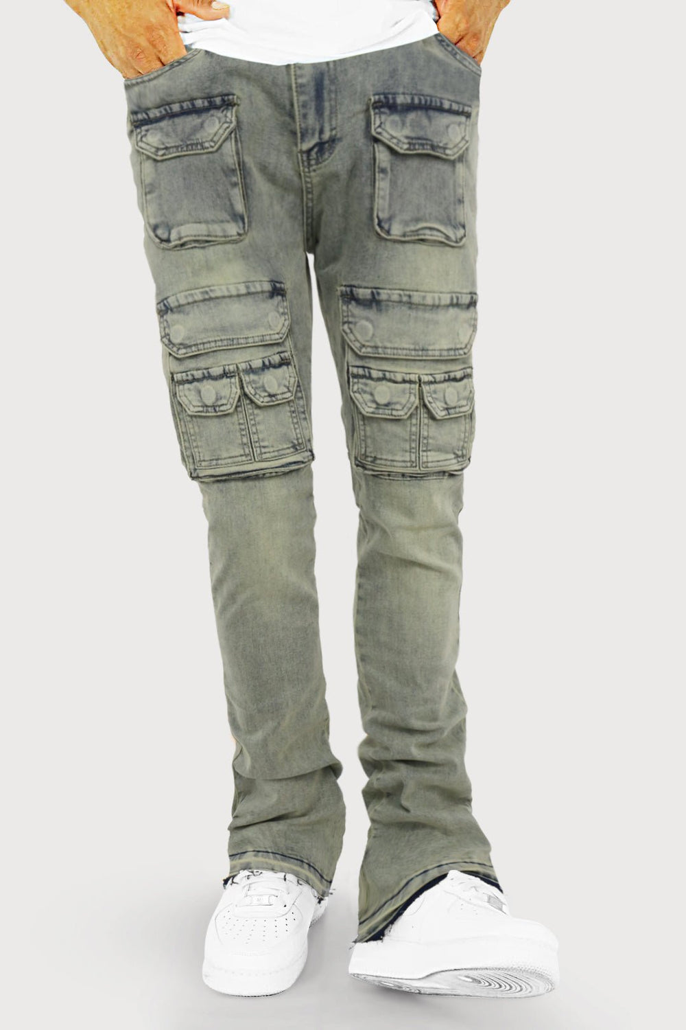 Dropcut Stacked Denim (Dirty Vintage) (M8525D) - Zamage
