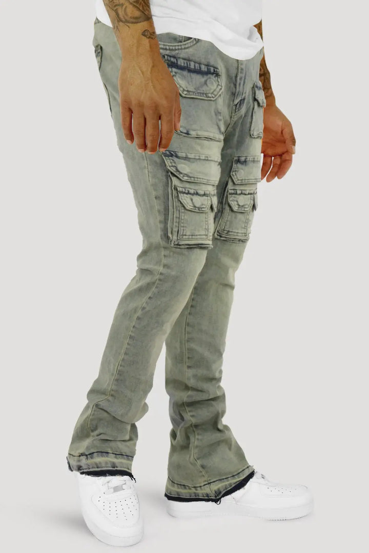 Dropcut Stacked Denim (Dirty Vintage) (M8525D) - Zamage