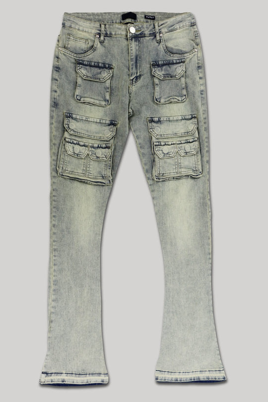 Dropcut Stacked Denim (Dirty Vintage) (M8525D) - Zamage