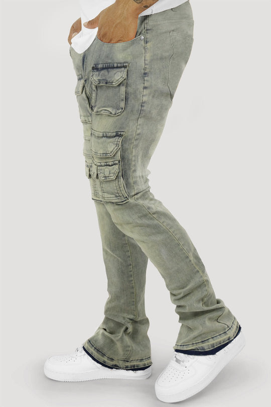 Dropcut Stacked Denim (Dirty Vintage) (M8525D) - Zamage
