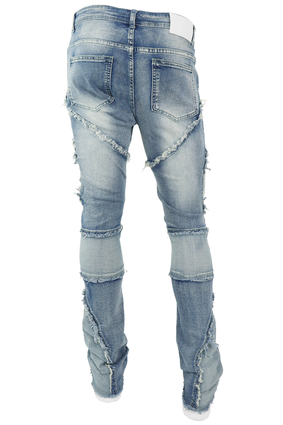 Dual Shade Stacked Denim (Blue)