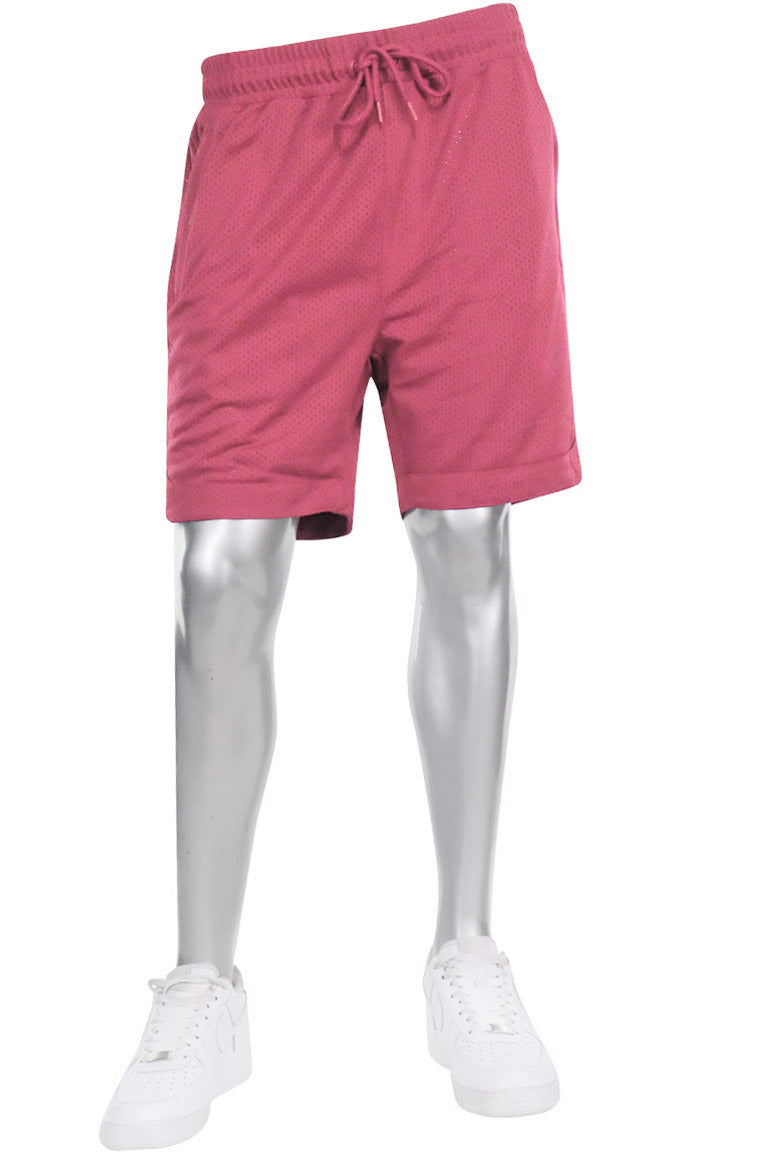 Double Mesh Shorts (Dusty Pink) (100-931) - Zamage