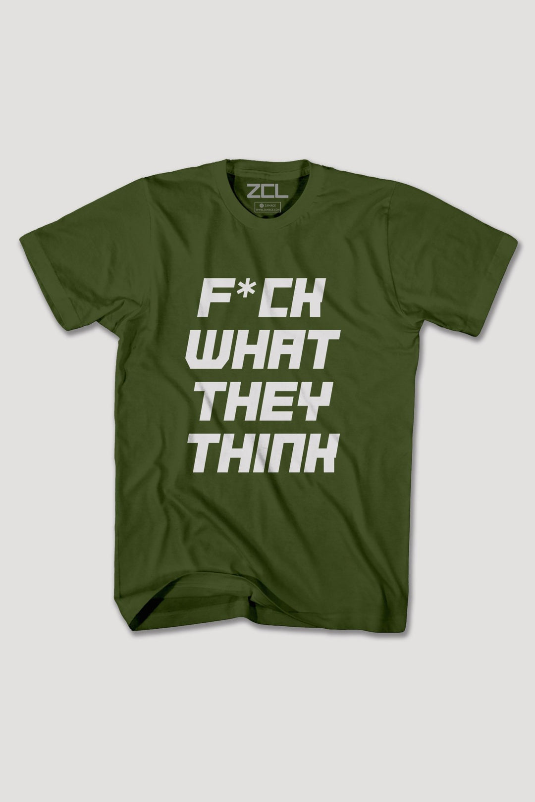 F What They Think Tee (White Logo) - Zamage