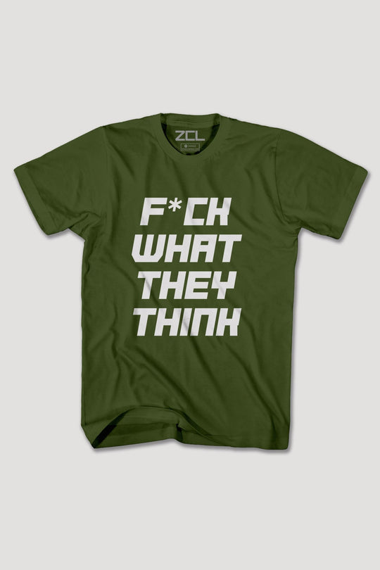 F What They Think Tee (White Logo) - Zamage