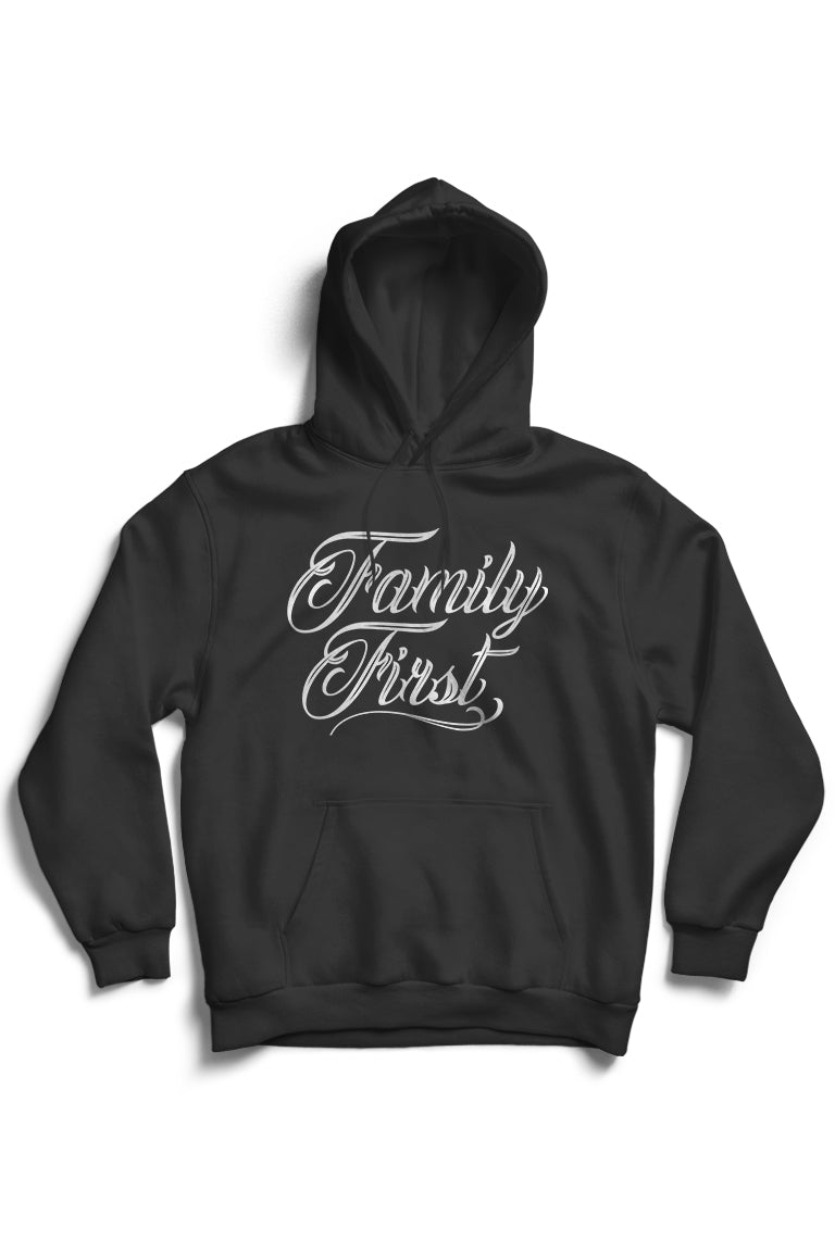 Family First Hoodie (White Logo)