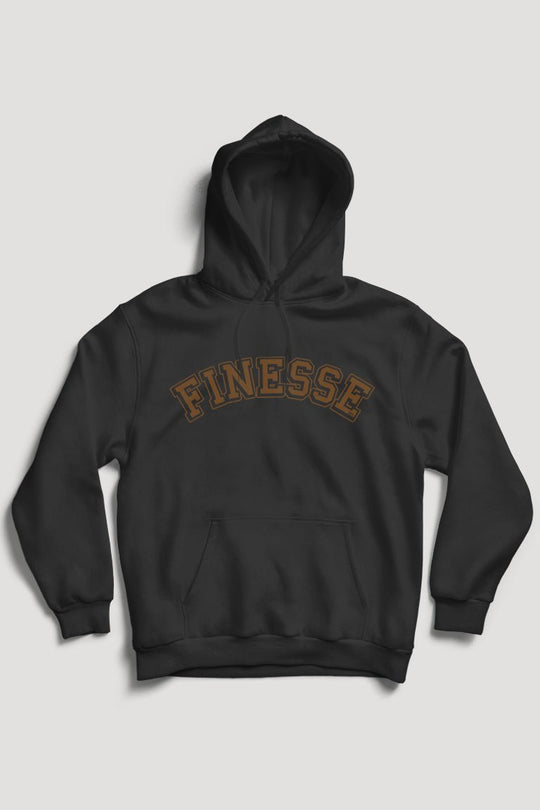 Finesse Hoodie (Brown Logo) - Zamage