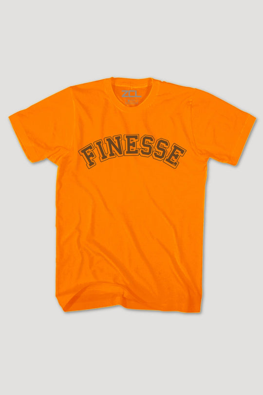 Finesse Tee (Brown Logo) - Zamage