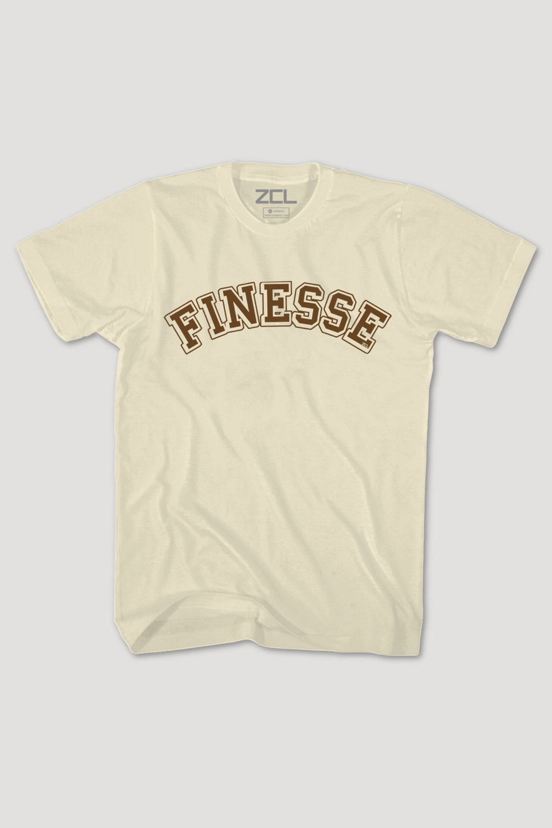 Finesse Tee (Brown Logo) - Zamage