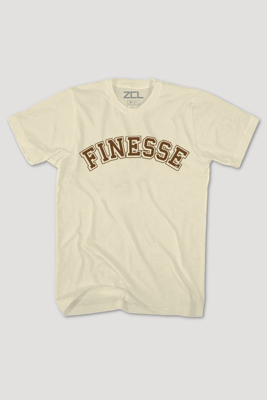 Finesse Tee (Brown Logo) - Zamage