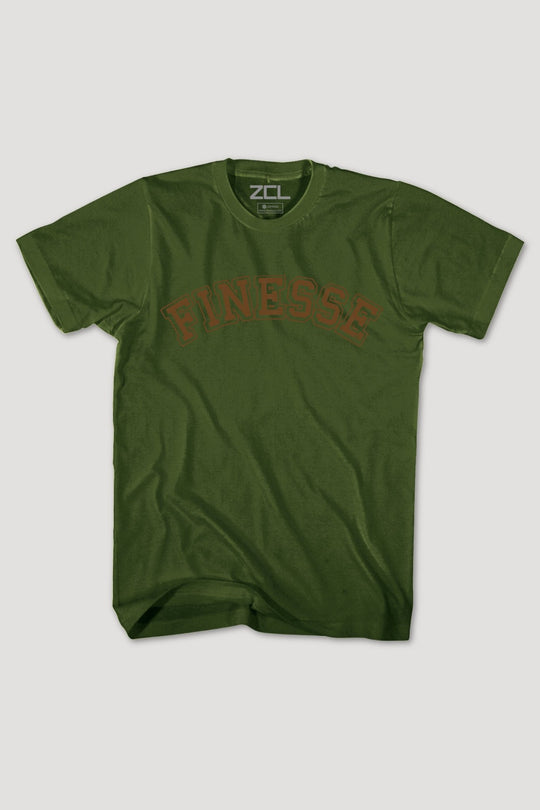 Finesse Tee (Brown Logo) - Zamage