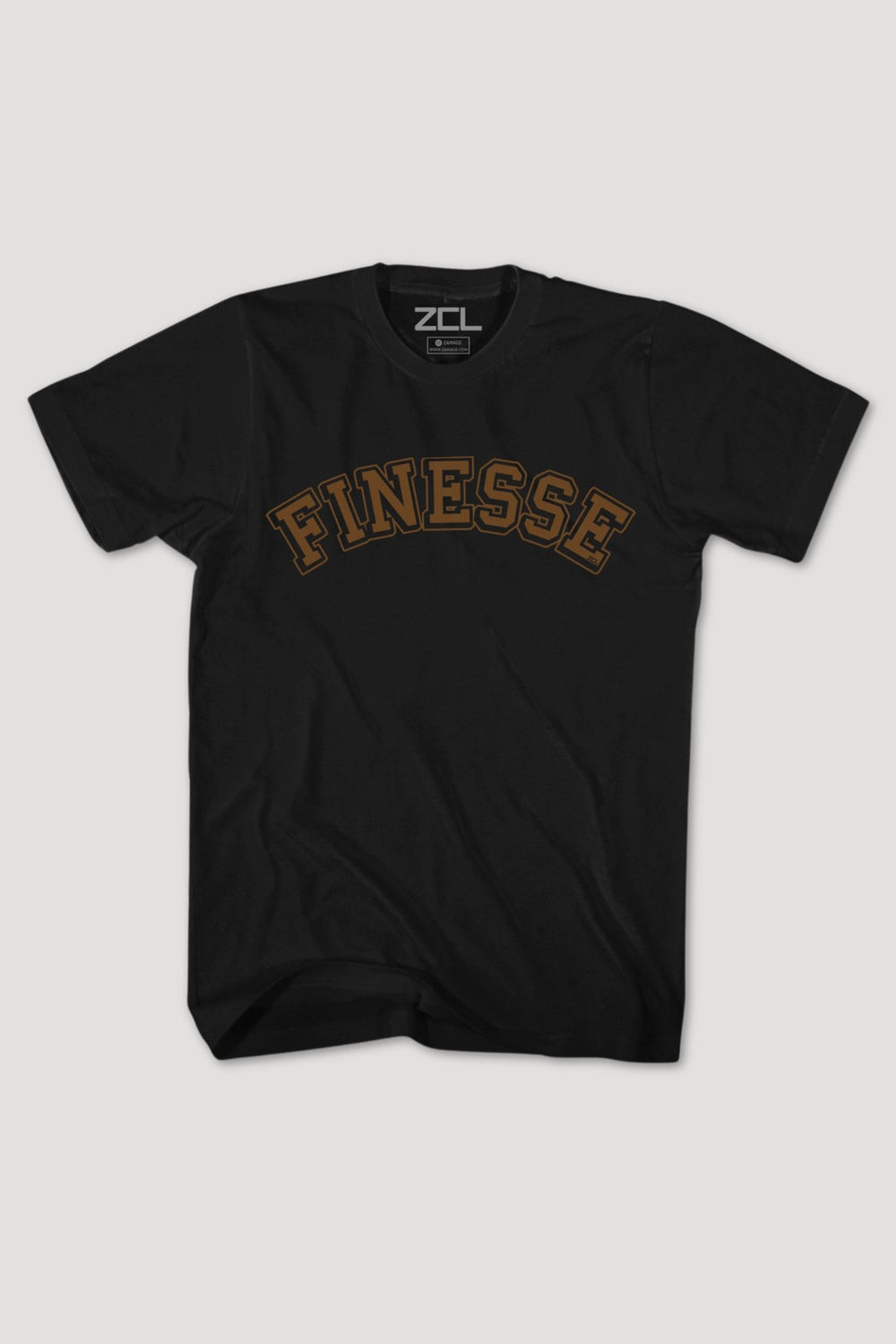 Finesse Tee (Brown Logo) - Zamage