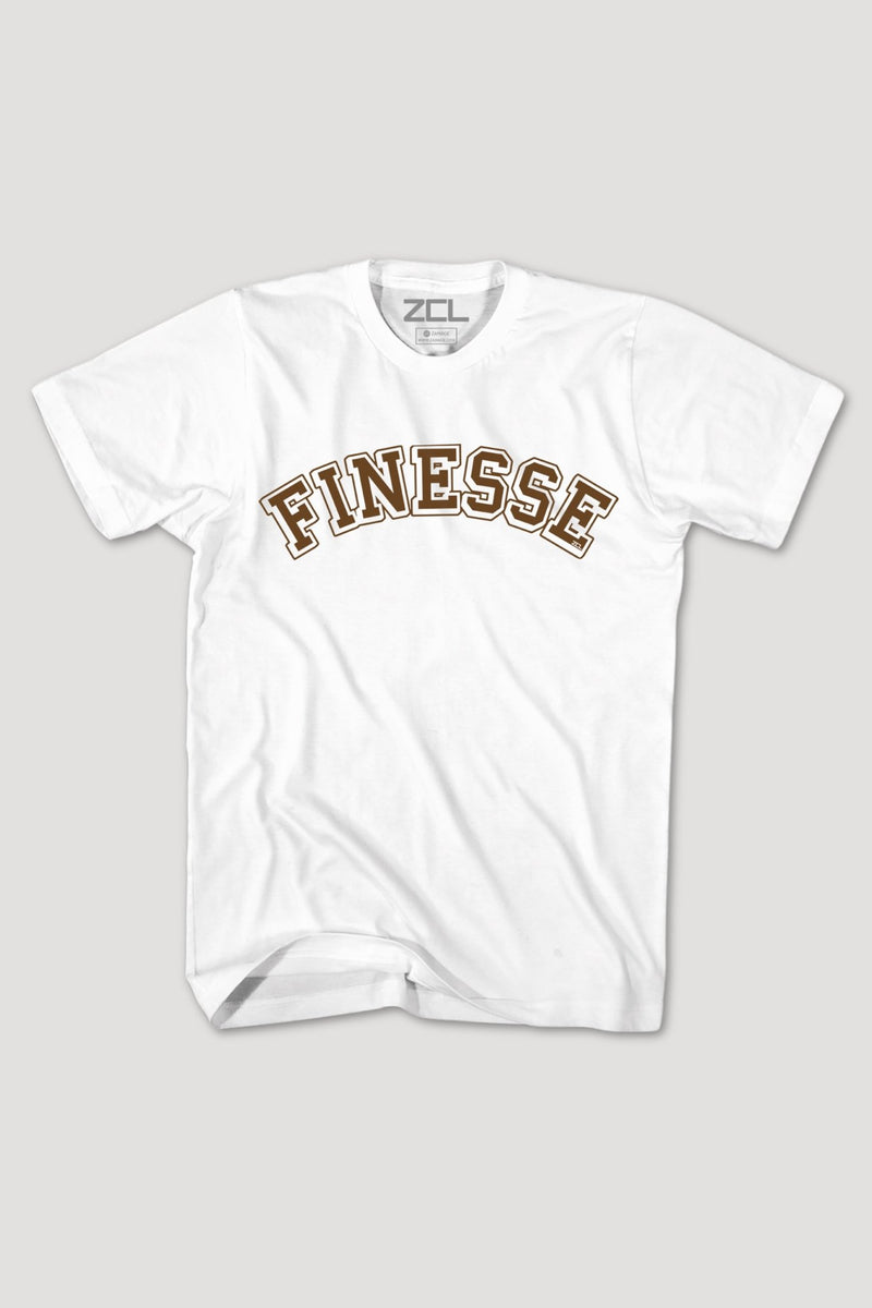 Finesse Tee (Brown Logo) - Zamage