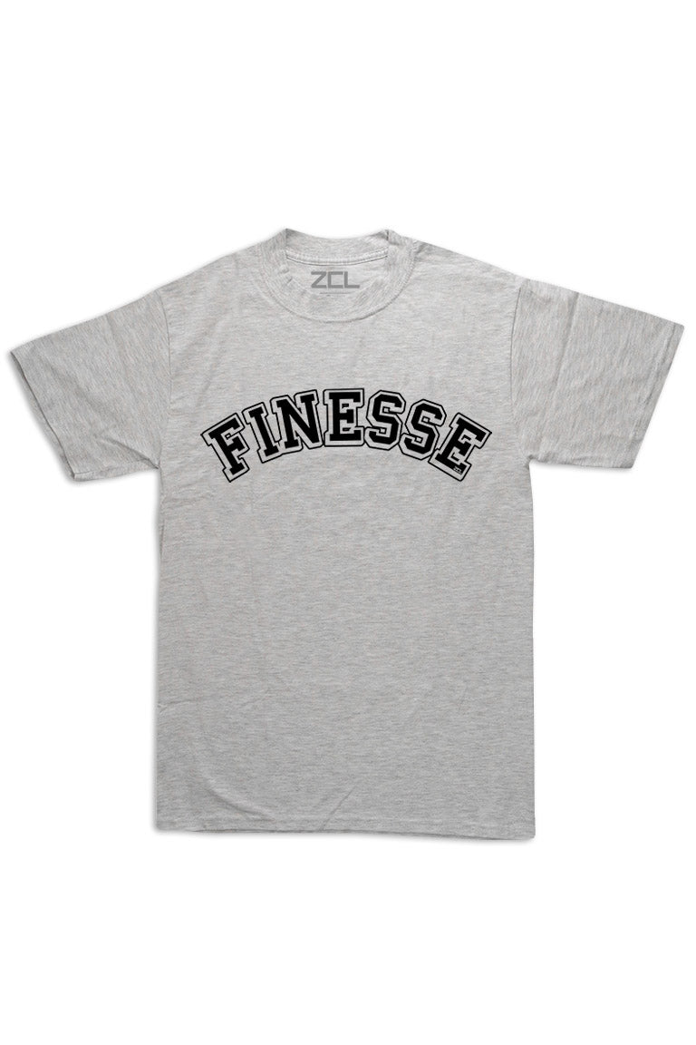 Oversized Finesse Tee (Black Logo) - Zamage