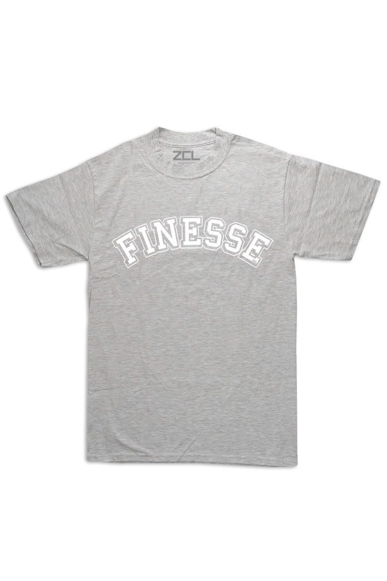Oversized Finesse Tee (White Logo) - Zamage