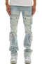 Dayshade Cargo Stacked Denim (Blue Wash)