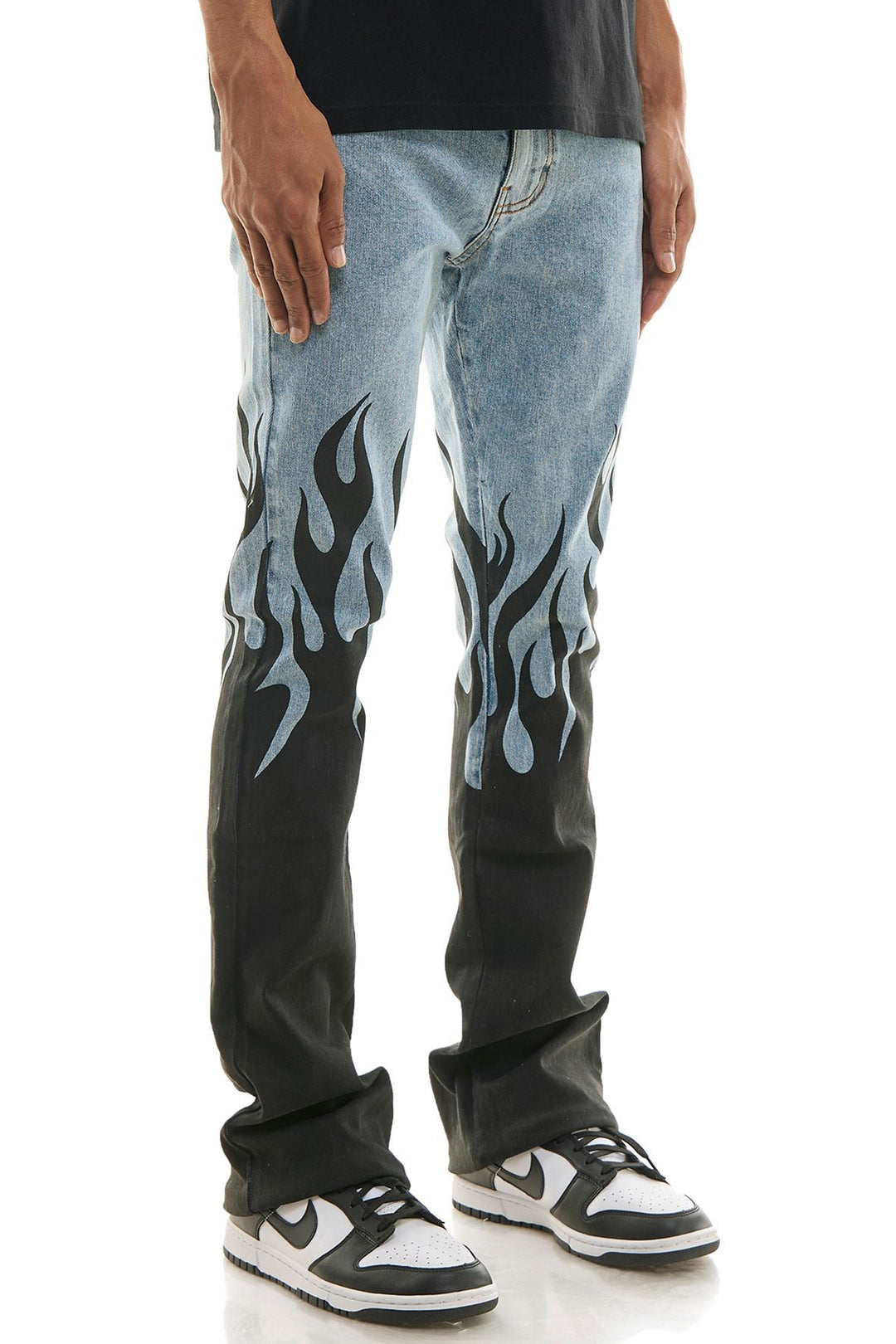 Inferno Rise Stacked Denim (Blue Wash)