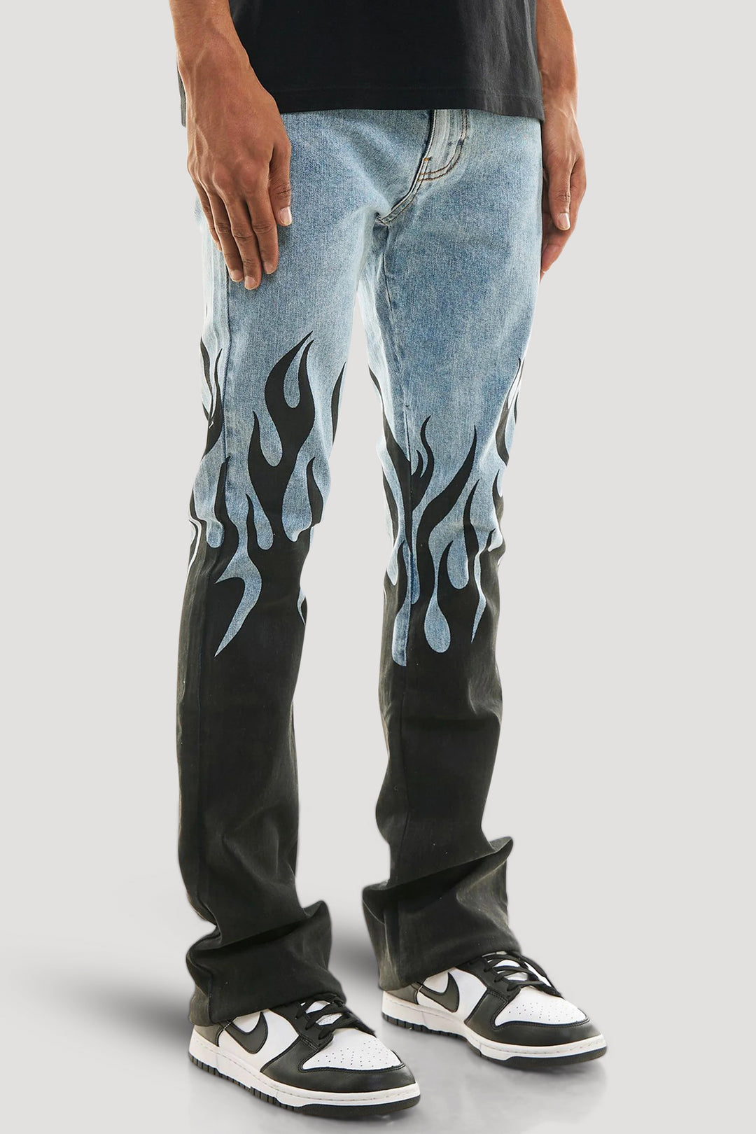 Inferno Rise Stacked Denim (Blue Wash)