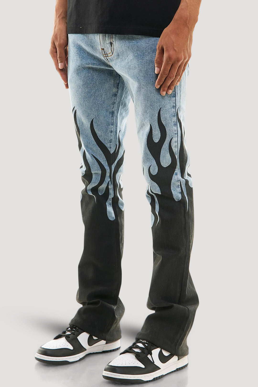 Inferno Rise Stacked Denim (Blue Wash)