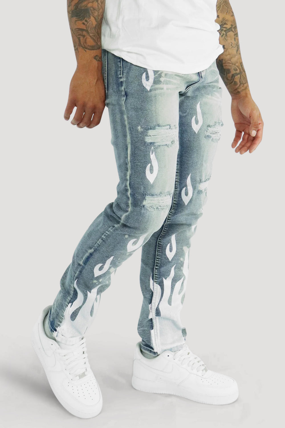 Rising Flame Denim (blauwe wassing)