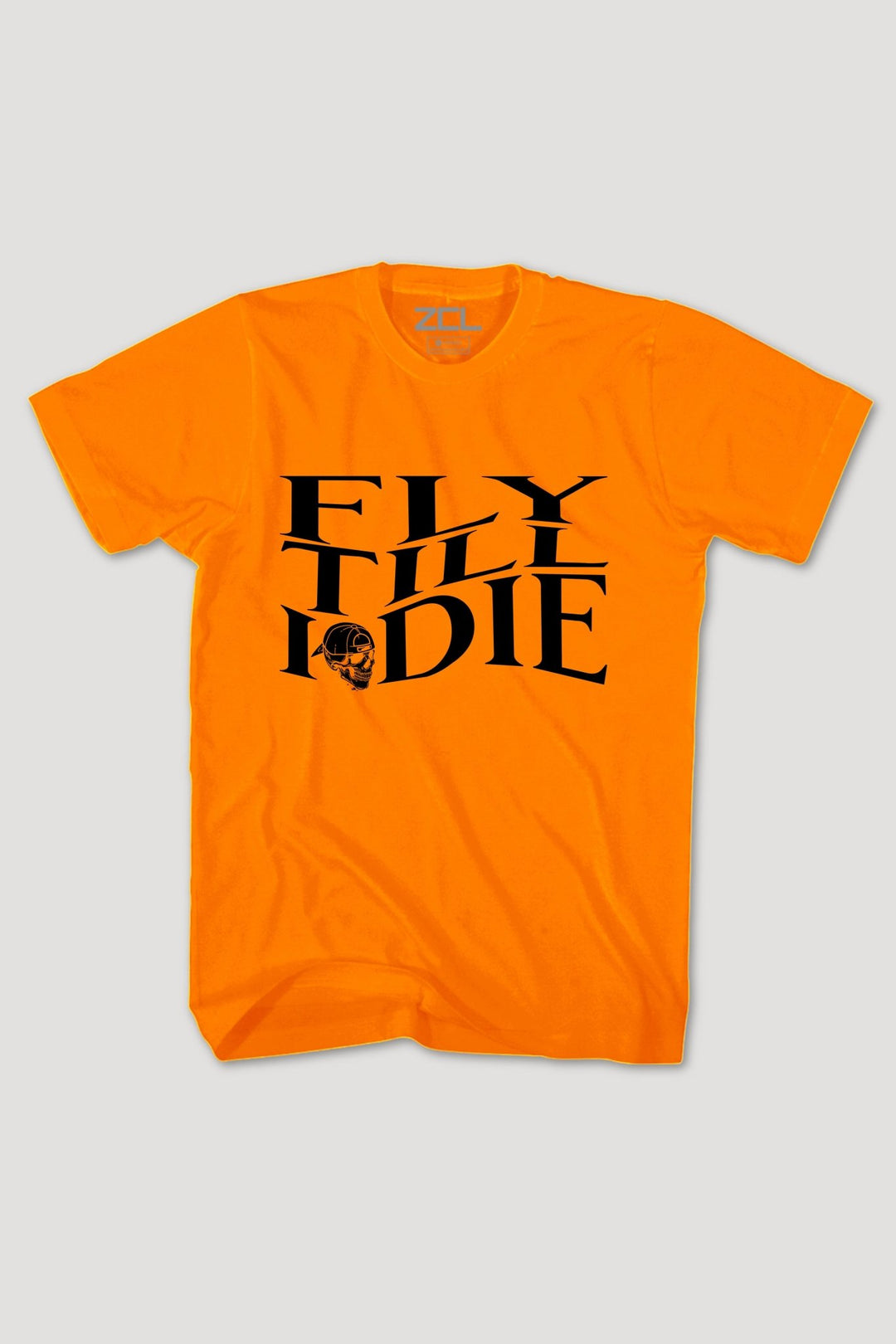 Fly Till I Die Tee (Black Logo) - Zamage