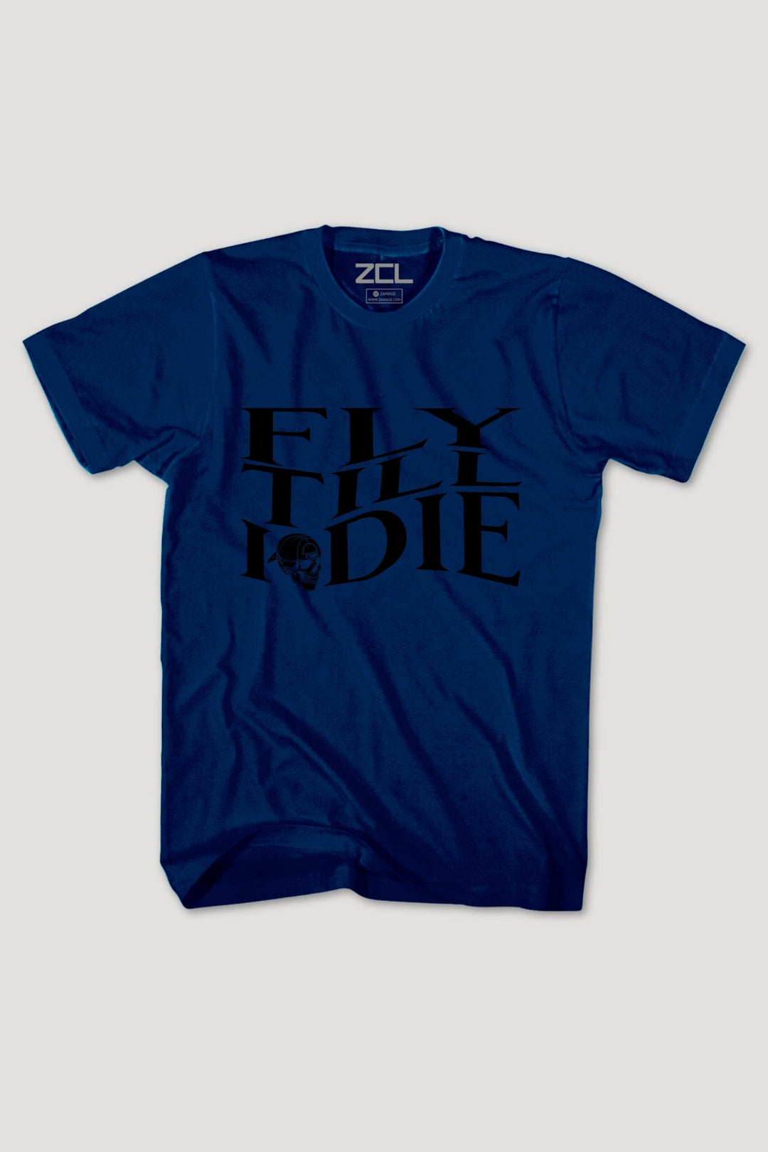 Fly Till I Die Tee (Black Logo) - Zamage