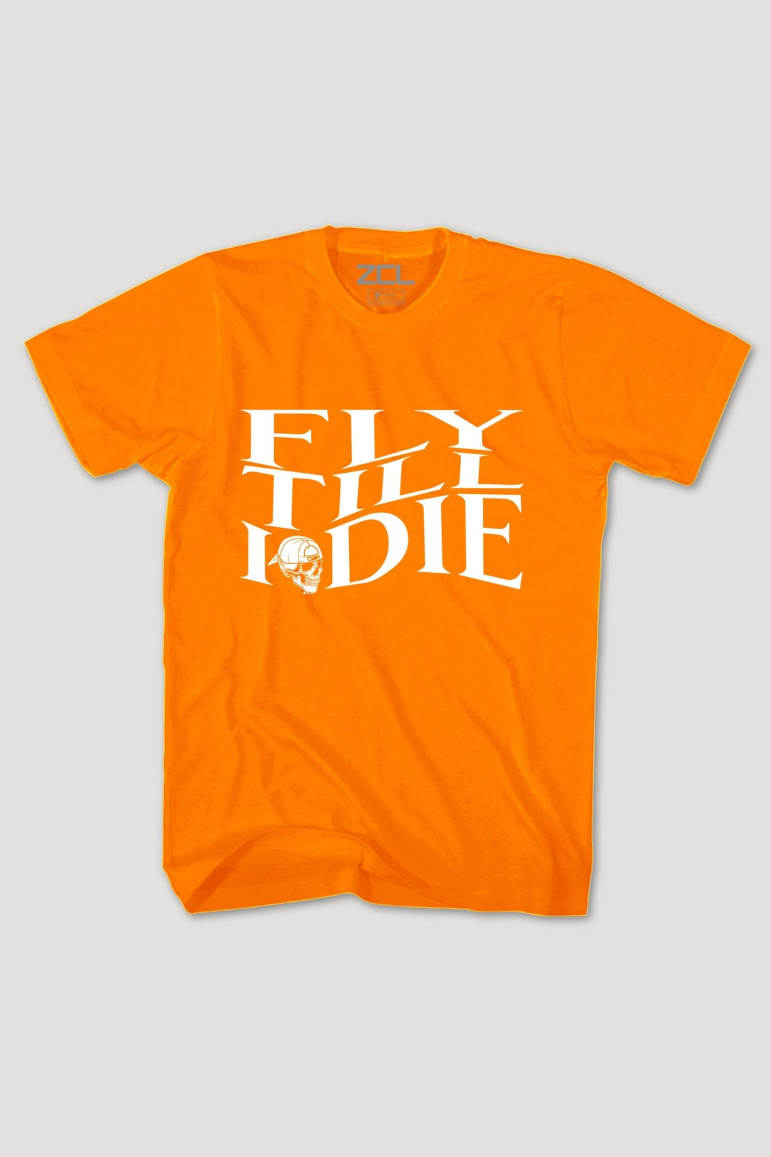 Fly Till I Die Tee (White Logo) - Zamage