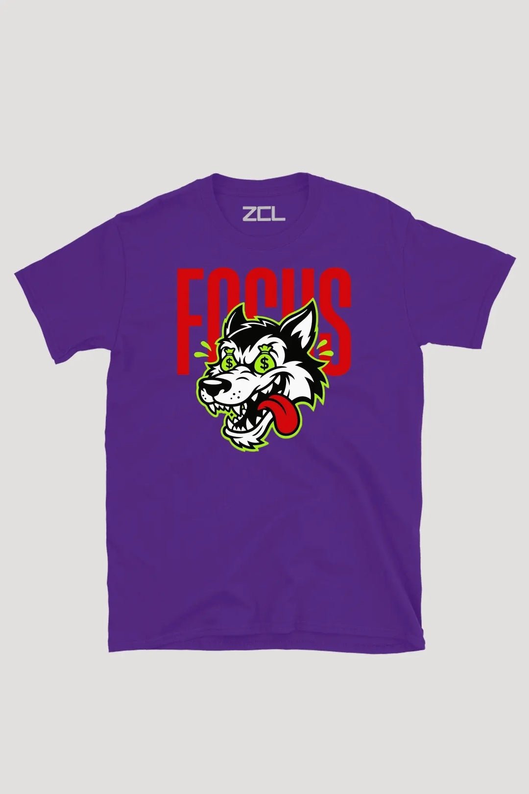Focus Mode Wolf Tee - Zamage